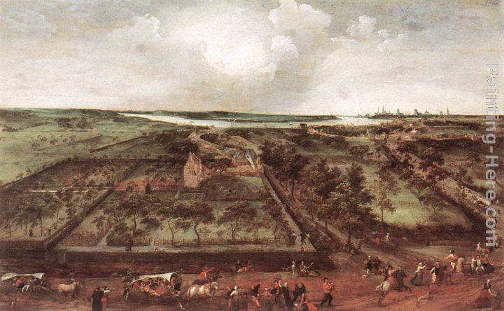 View of Kiel painting - Jacob Grimmer View of Kiel art painting